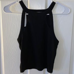 Black tank top